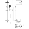 Душевая стойка LEMARK SIBERIA LMF-7026B-BRG